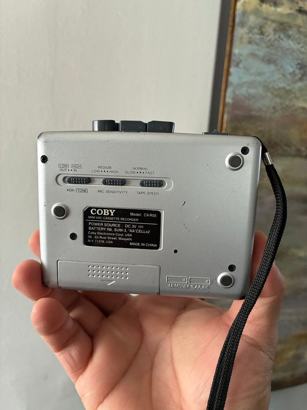 📼 Grabadora de Cassette COBY CX-R55 con Bocina