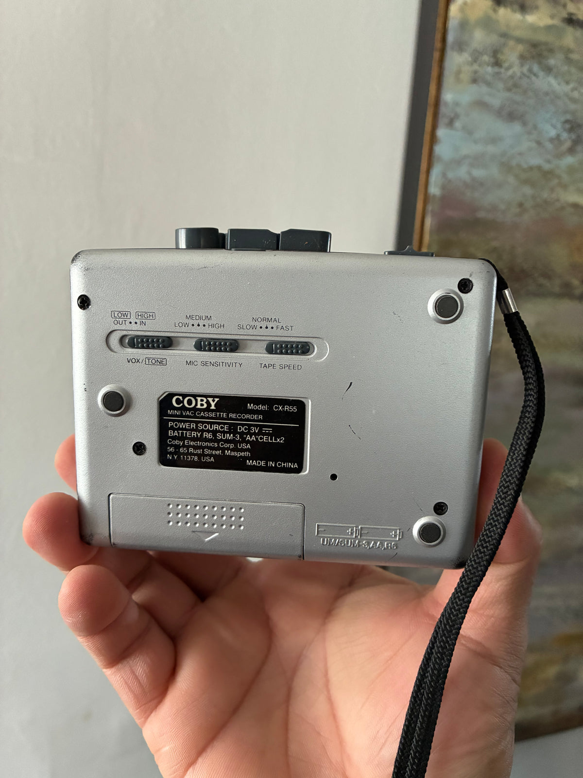 📼 Grabadora de Cassette COBY CX-R55 con Bocina