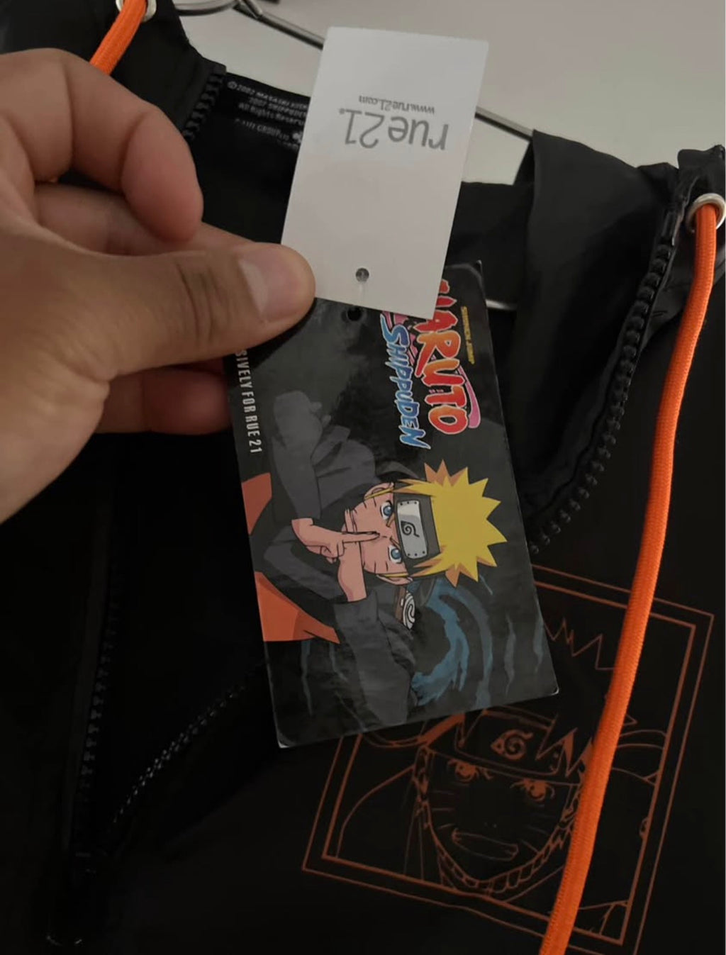 Chamarra rompe vientos de Naruto