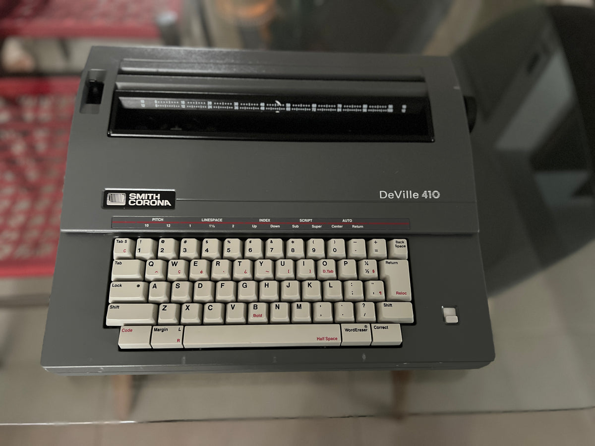 Máquina de Escribir Smith Corona DeVille 410 – Vintage