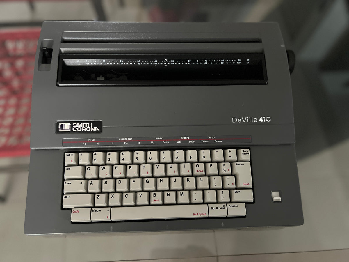 Máquina de Escribir Smith Corona DeVille 410 – Vintage