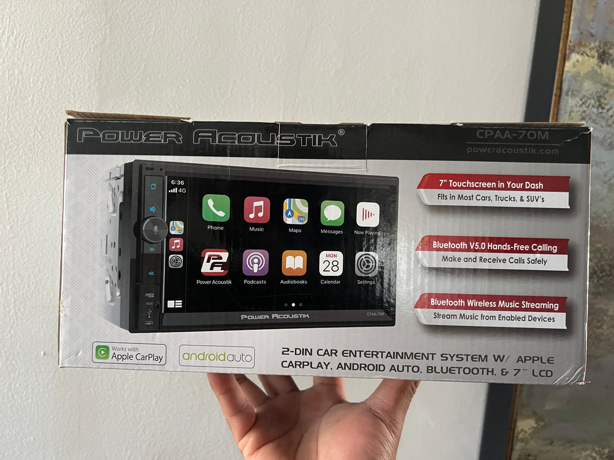 Power Acoustik CPAA-70M – Autoestéreo Multimedia con Apple CarPlay y Android Auto
