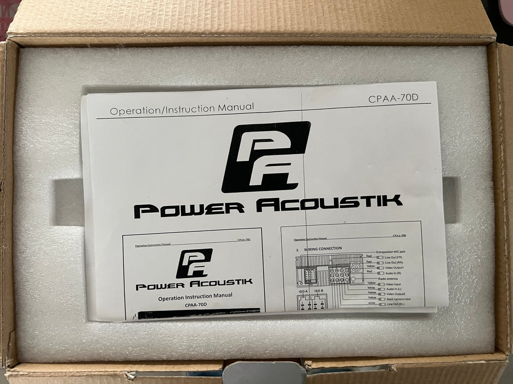 Power Acoustik CPAA-70M – Autoestéreo Multimedia con Apple CarPlay y Android Auto