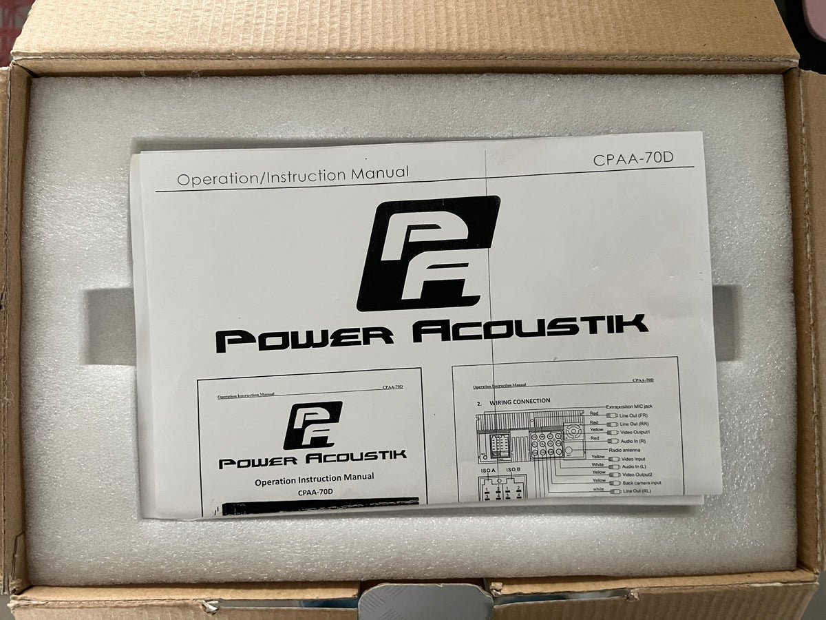 Power Acoustik CPAA-70M – Autoestéreo Multimedia con Apple CarPlay y Android Auto