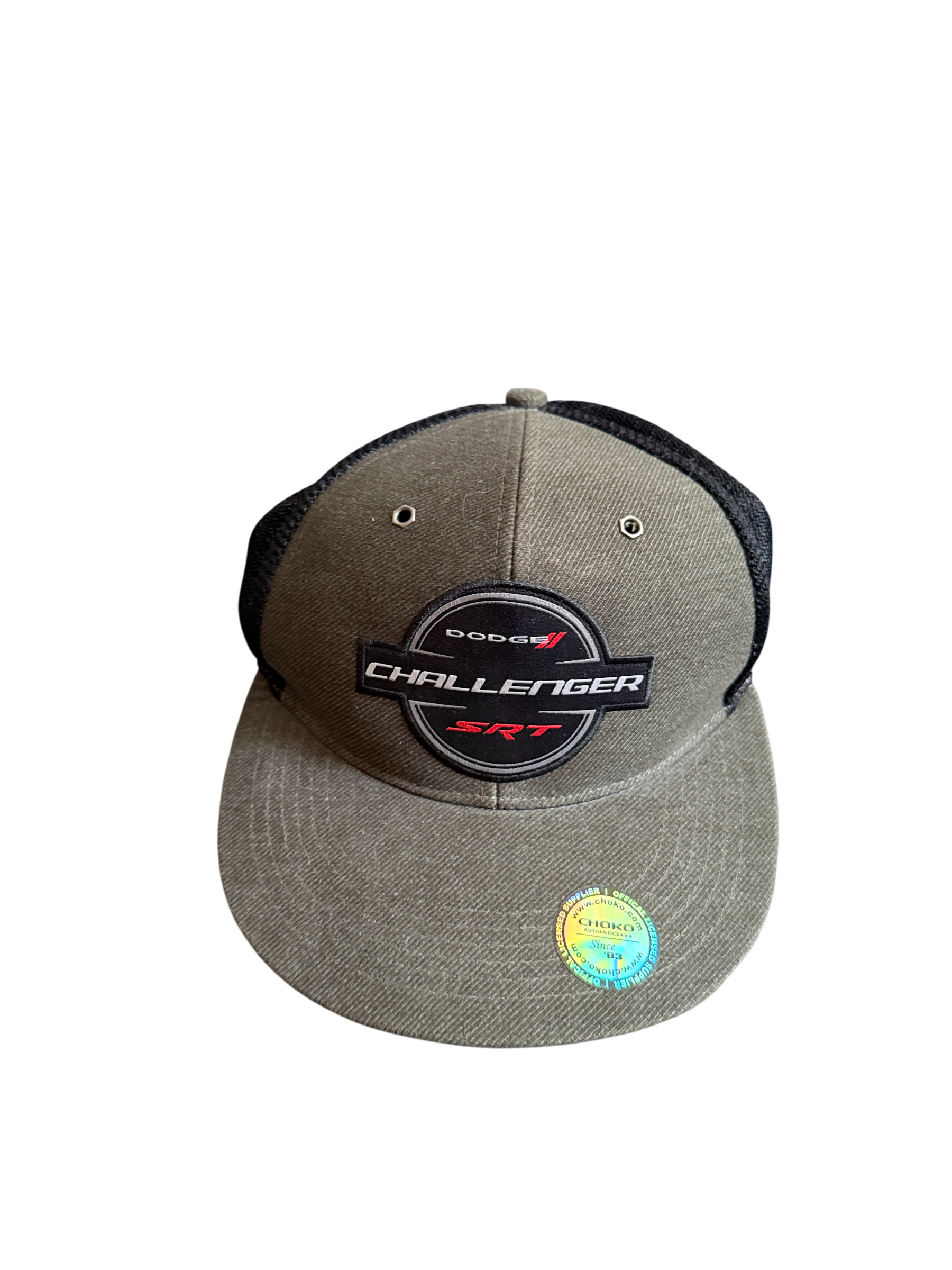 Gorra Dodge Challenger SRT Trucker Gris y Negra