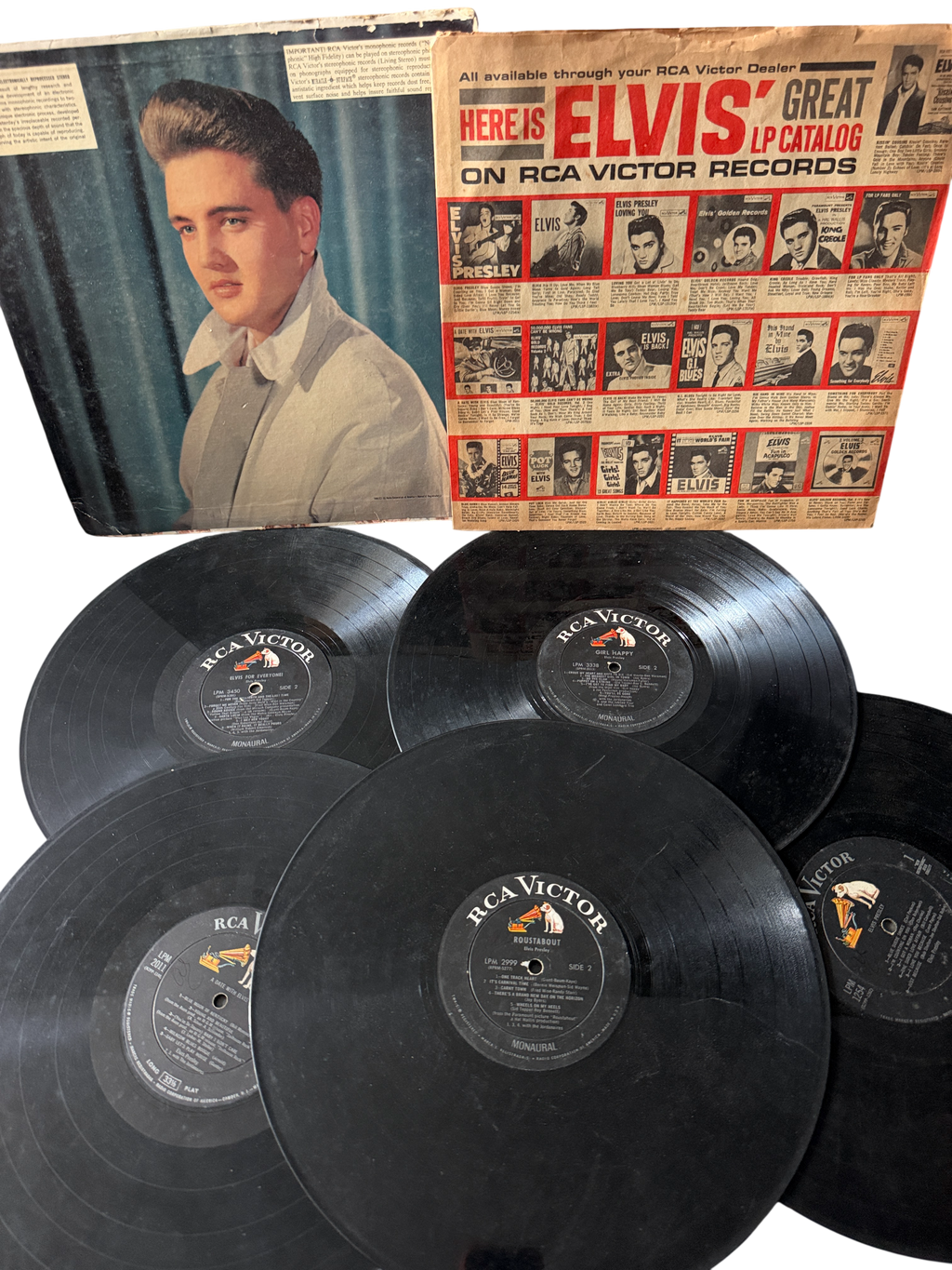 Colección de 9 Discos de Vinil de Elvis Presley