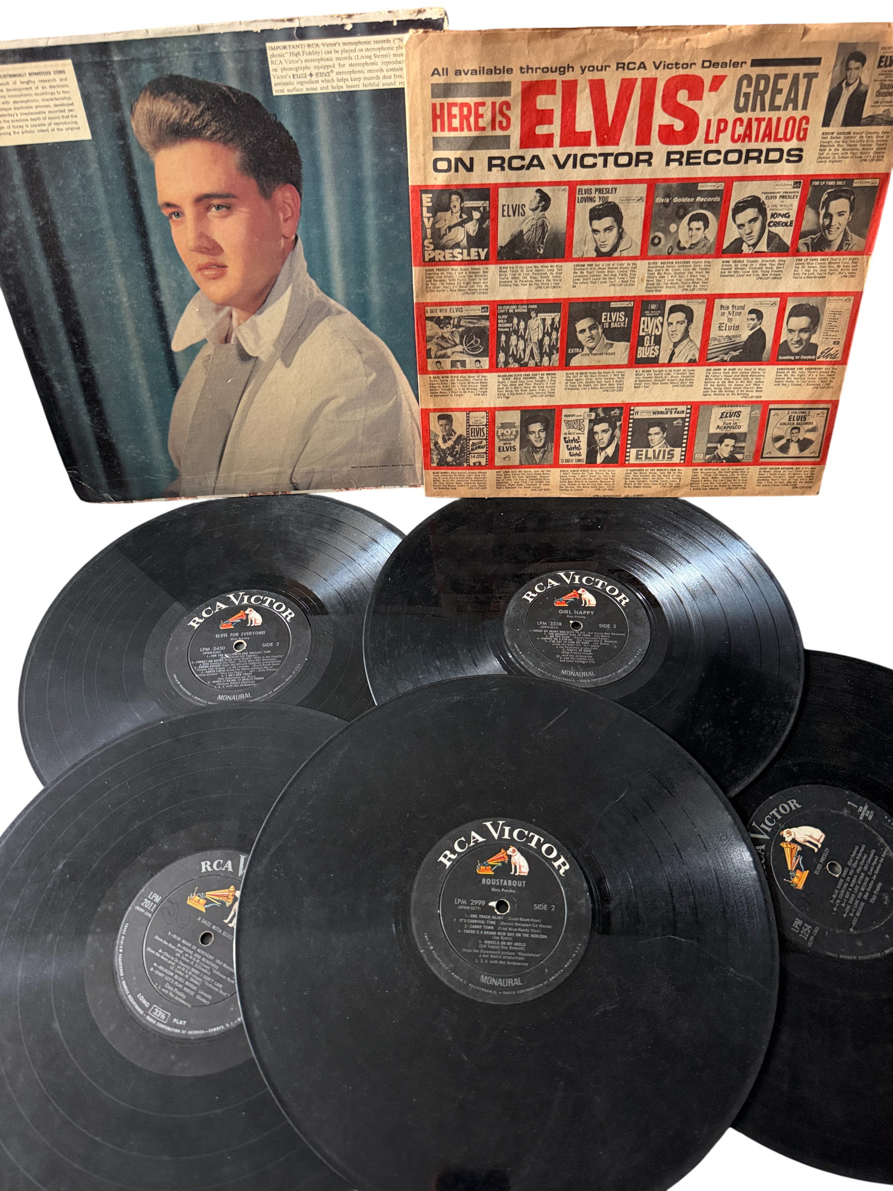 Colección de 9 Discos de Vinil de Elvis Presley