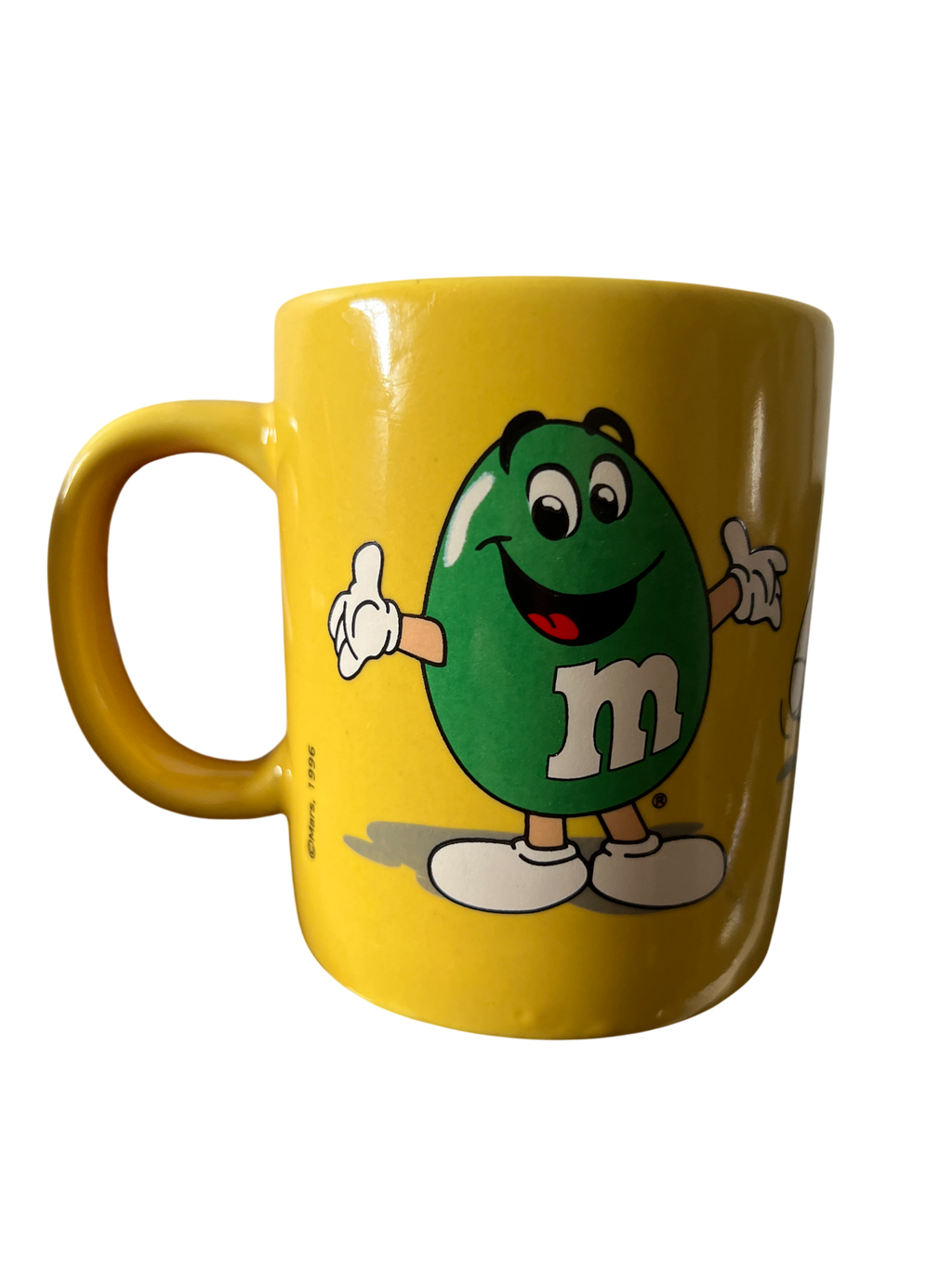 Collectible M&M's Yellow Mug 2000s Used