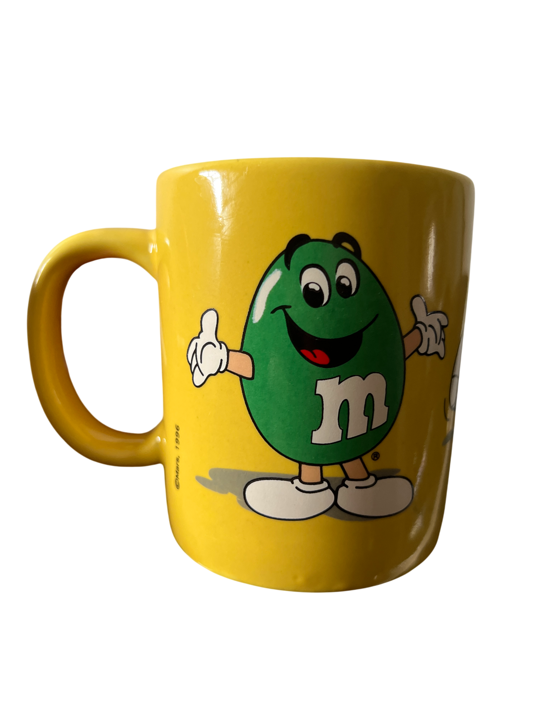 Collectible M&M's Yellow Mug 2000s Used