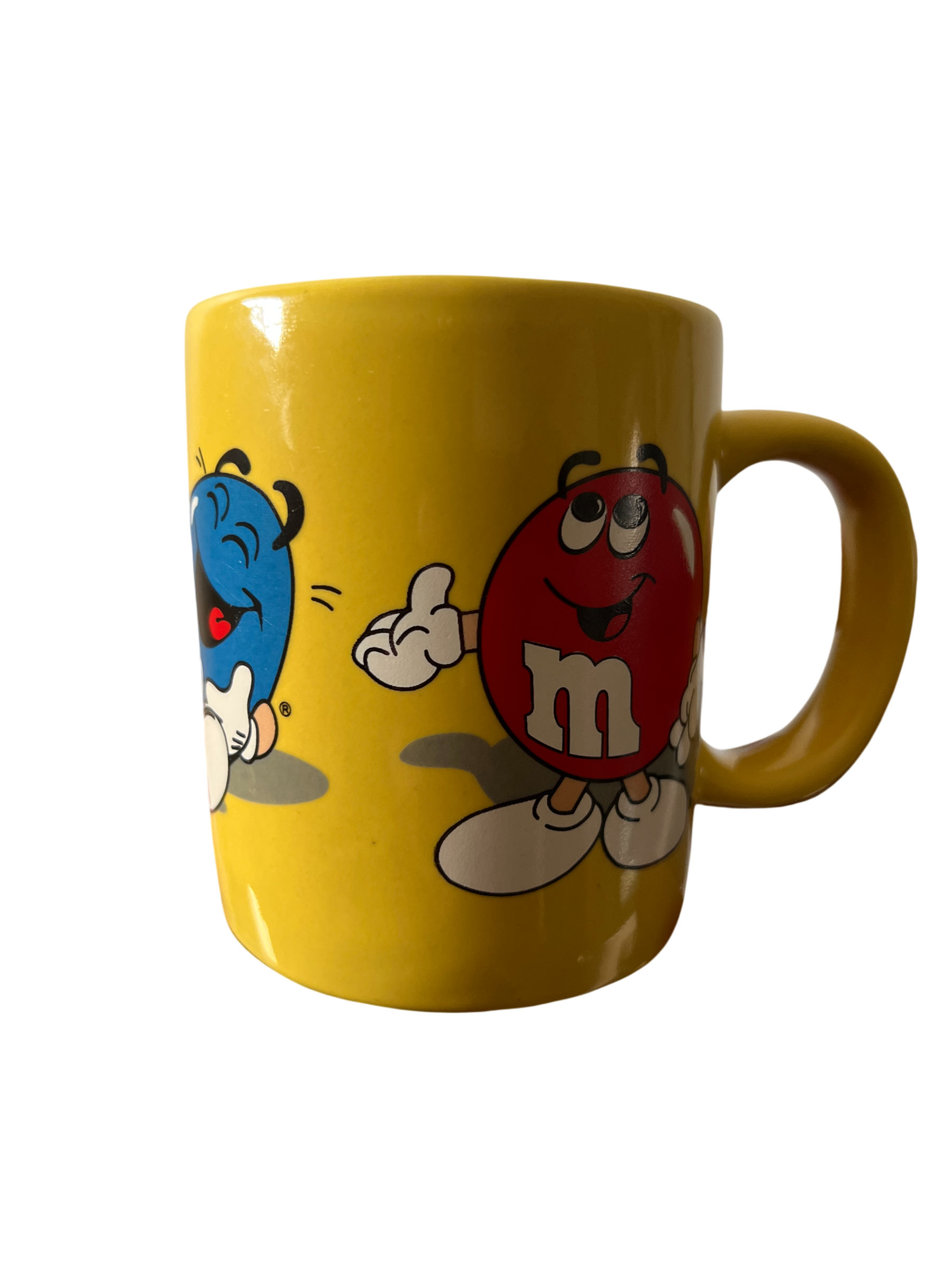Collectible M&M's Yellow Mug 2000s Used