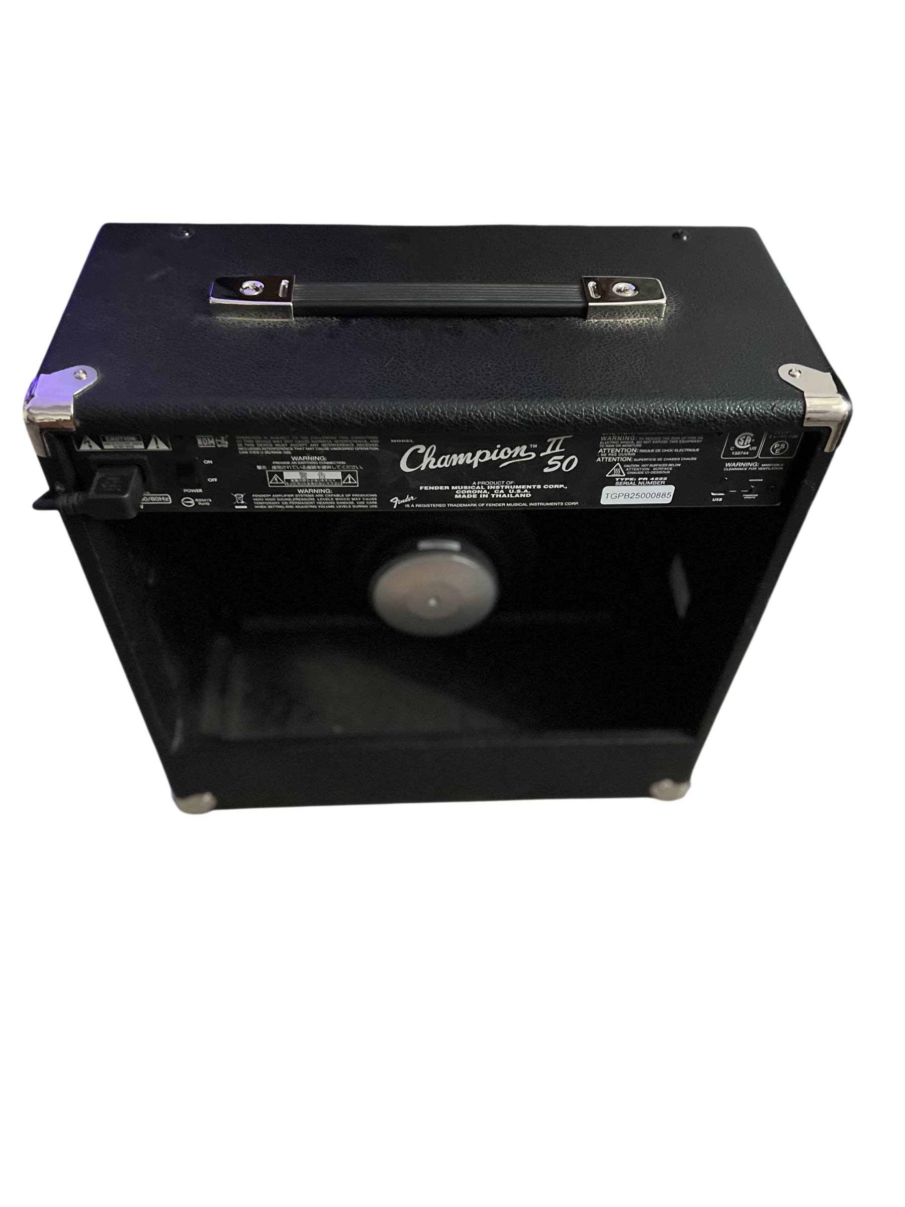 Fender Champion II 50 Amplificador para Guitarra Usado 9/10 – 100% Funcional