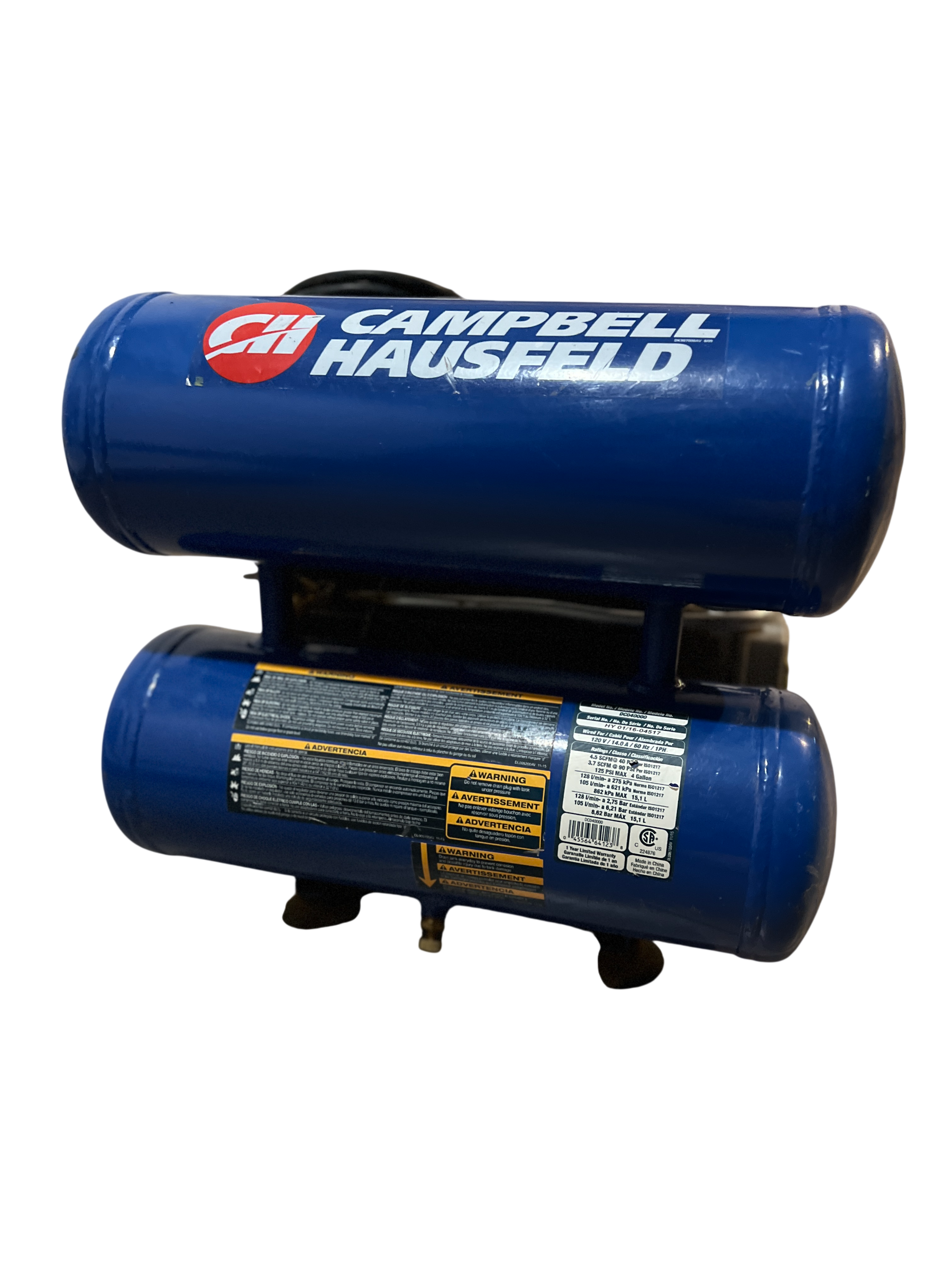 Compresor de Aire Campbell Hausfeld 4 Galones