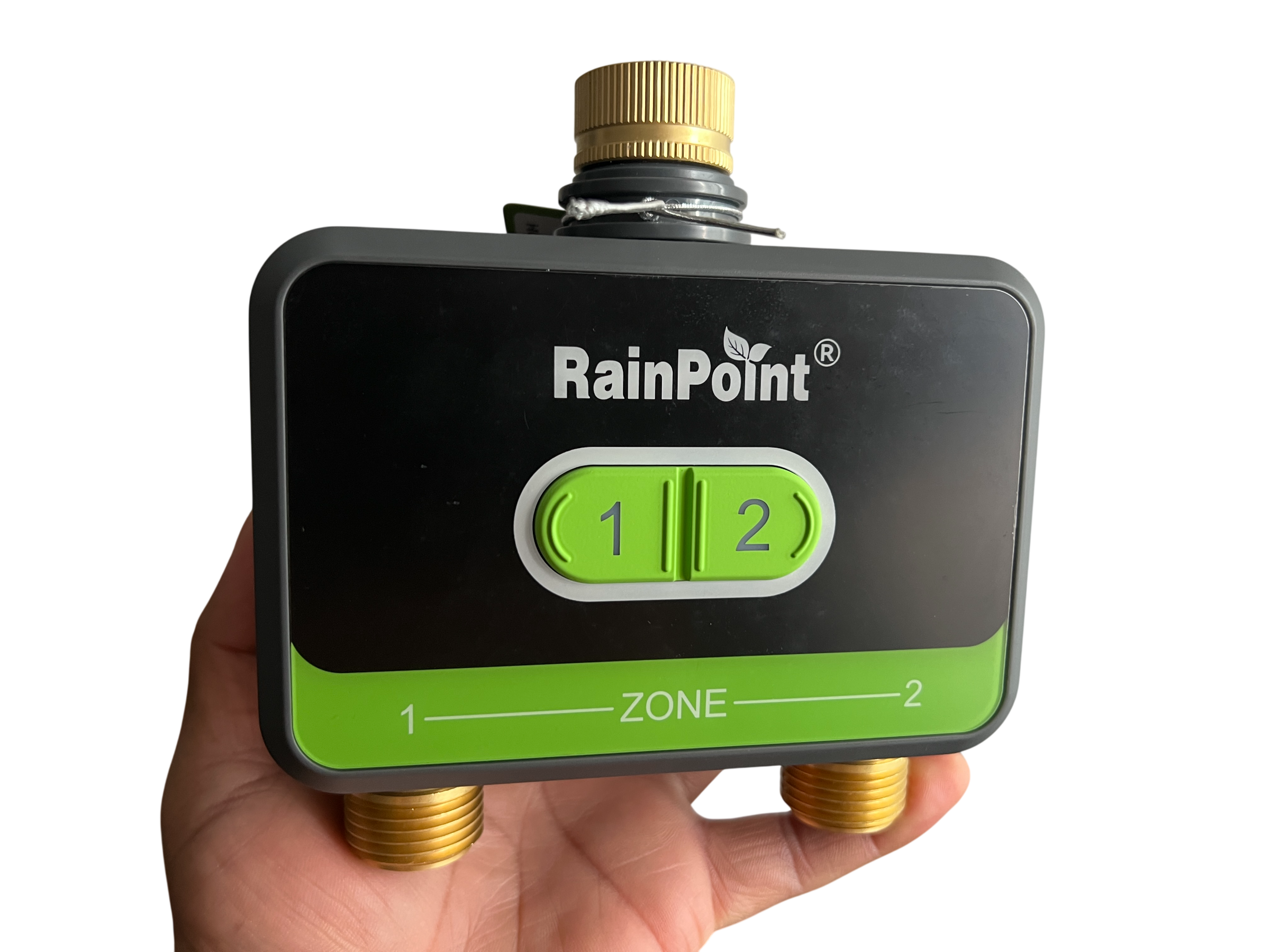 RainPoint Timer de Riego Inteligente de 2 Zonas con Hub