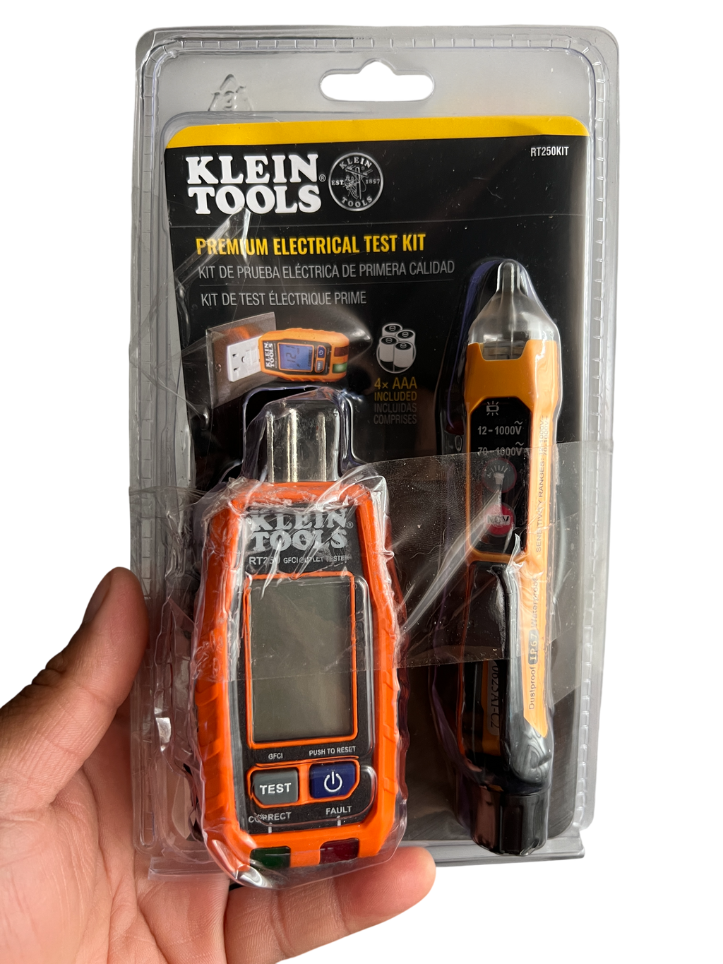 Kit de Prueba Eléctrica Klein Tools RT250KIT